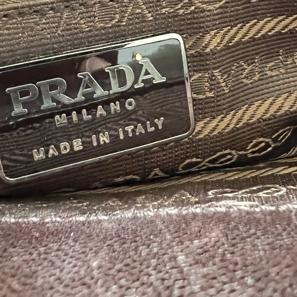PRADA Leather Plastic Chain Shoulder Bag - Picture 8 of 8